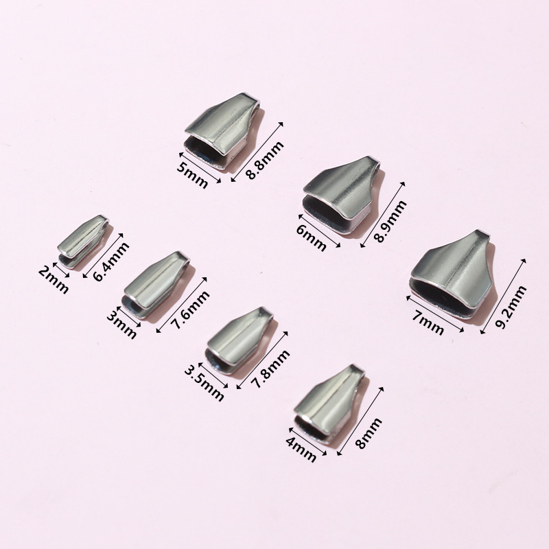 100ชิ้นสแตนเลส2-7มิลลิเมตรสายแ - Jewelry Making Bead บทวิจารณ์และราคา