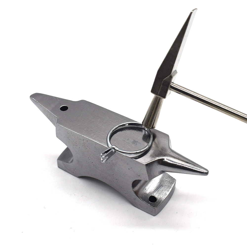 แท่นตีเหล็กสแตนเลสแบบด้าน รูปท - Jewelry Making Anvil บทวิจารณ์และราคา
