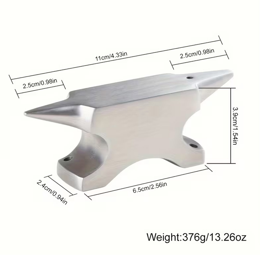 แท่นตีเหล็กสแตนเลสแบบด้าน รูปท - Jewelry Making Anvil บทวิจารณ์และราคา