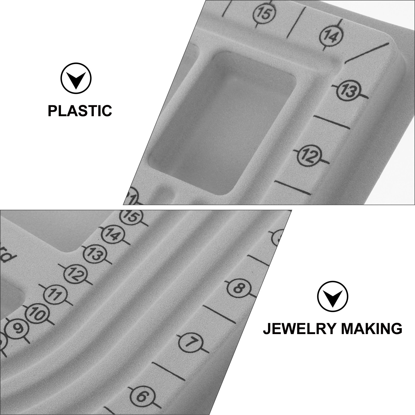 แผ่นออกแบบลูกปัด 2 ชิ้น แผ่นออ - Jewelry Making Bead บทวิจารณ์และราคา