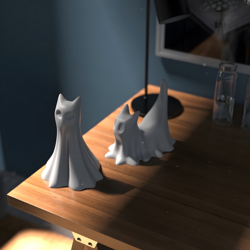 Ghost Cat ฮาโลวีนเดสก์ท็อปเครื - Jewelry Making Uv Resin Kit บทวิจารณ์และราคา