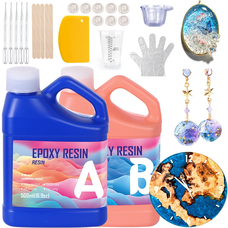 ชุดอีพ็อกซี่เรซิ่นผสมง่าย ใสเห - Jewelry Making Uv Resin Kit บทวิจารณ์และราคา
