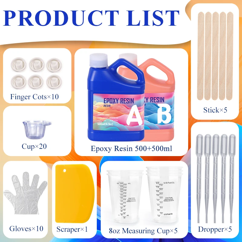 ชุดอีพ็อกซี่เรซิ่นผสมง่าย ใสเห - Jewelry Making Uv Resin Kit บทวิจารณ์และราคา