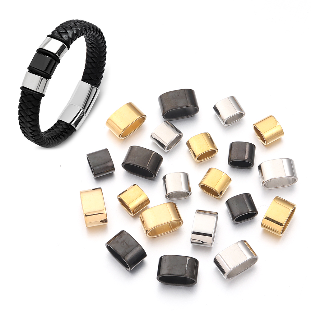 ลูกปัดสไลด์สแตนเลสแบบแบน 6 ชิ้ - Jewelry Making Bead บทวิจารณ์และราคา