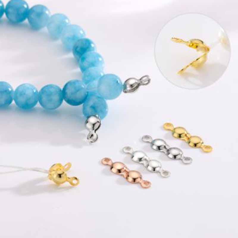 ตัวล็อคปลายลูกปัดเงินแท้ 925 จ - Jewelry Making Bead บทวิจารณ์และราคา
