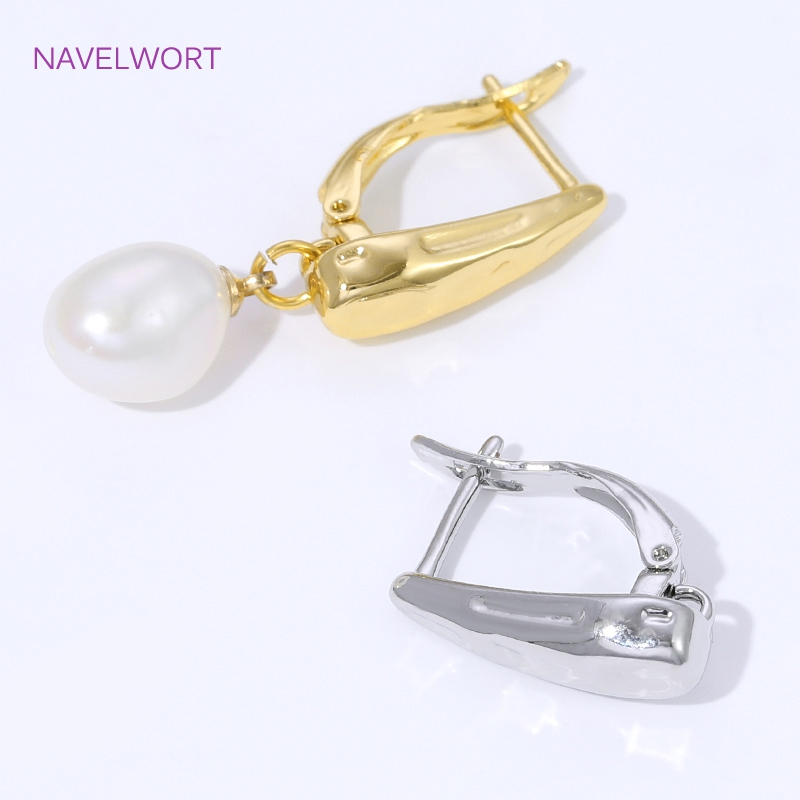 ตะขอเกี่ยวต่างหูแบบเรียบ ชุบทอ - Jewelry Making Kits บทวิจารณ์และราคา