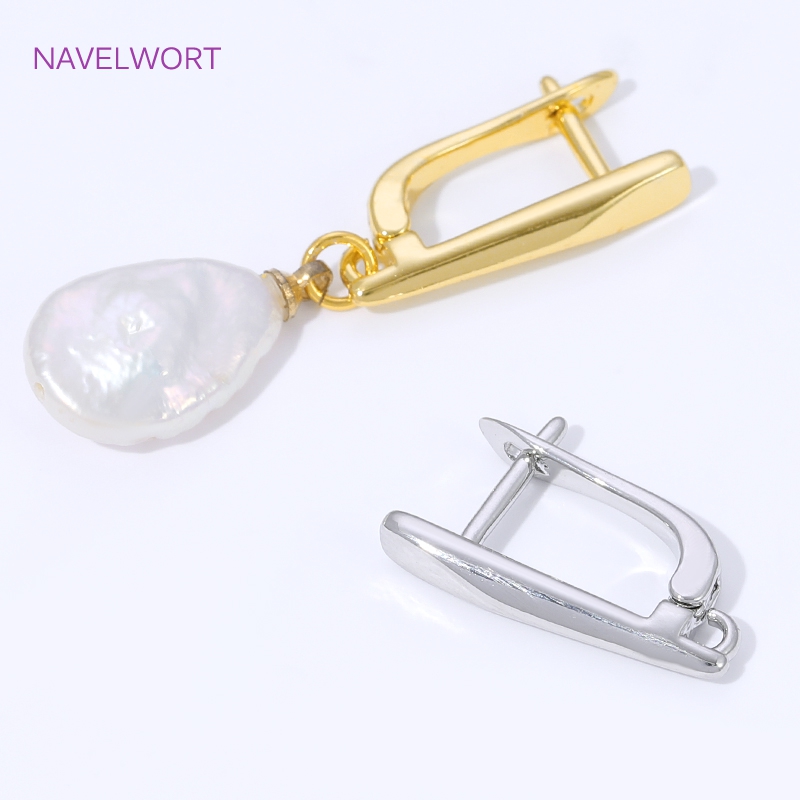 ตะขอเกี่ยวต่างหูแบบเรียบ ชุบทอ - Jewelry Making Kits บทวิจารณ์และราคา