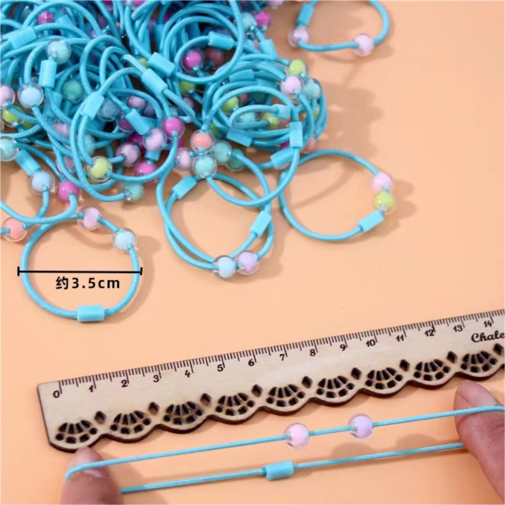50pcs น่ารัก Elastic Hair TIES - Jewelry Making For 5 Year Old บทวิจารณ์และราคา
