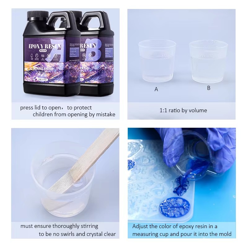 ผสมง่าย 1:1 ชุดเรซินอีพ็อกซี่ค - Jewelry Making Uv Resin Kit บทวิจารณ์และราคา