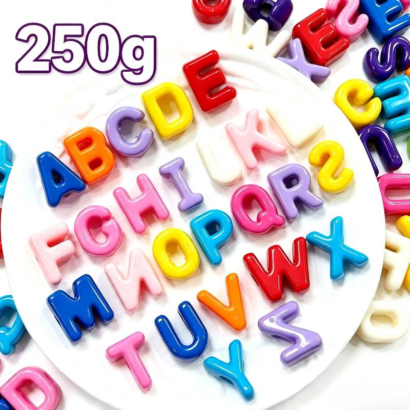 ลูกปัดตัวอักษรขนาด 6 มม. น้ำหน - Jewelry Making Education บทวิจารณ์และราคา