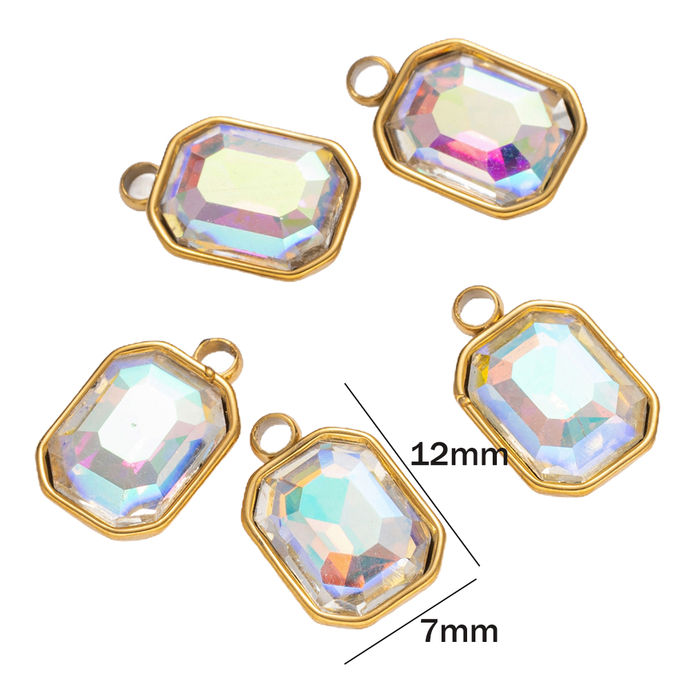 จี้คริสตัลรูปทรงต่างๆ ทำจากสแต - Jewelry Making Gemstones บทวิจารณ์และราคา
