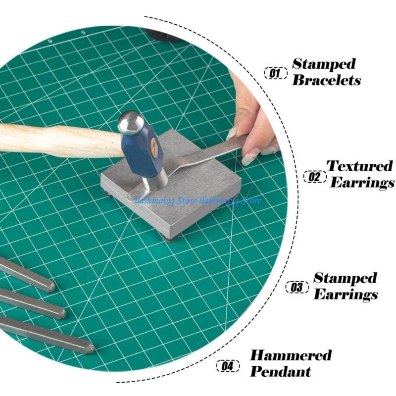 573B ปั๊มโลหะบล็อกทั่งยางฟุตเค - Jewelry Making Anvil บทวิจารณ์และราคา