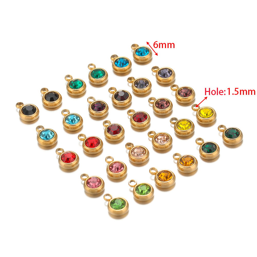 จี้ลูกปัดเพทาย 20 ชิ้น สแตนเลส - Jewelry Making Gemstones บทวิจารณ์และราคา