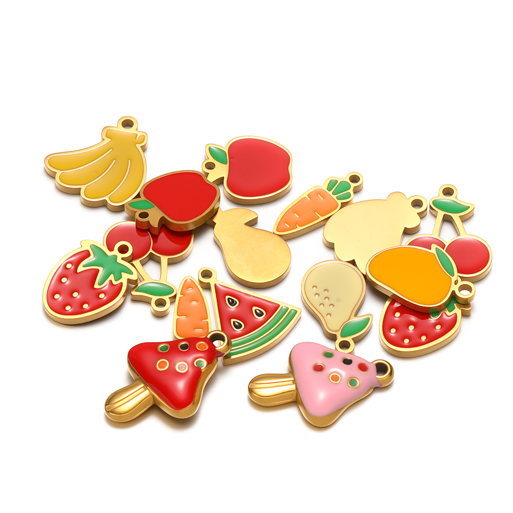 จี้สแตนเลสสตีลรูปเห็ดน่ารักเคล - Jewelry Making For 5 Year Old บทวิจารณ์และราคา
