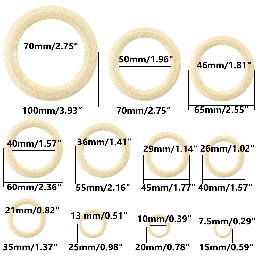 11ขนาดธรรมชาติไม้ Teething ลูก - Jewelry Making For 5 Year Old บทวิจารณ์และราคา