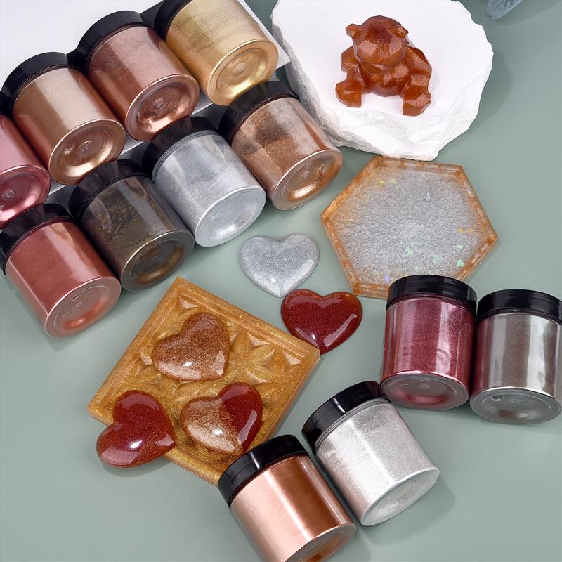 เม็ดสีเงินประกายเมทัลลิก50กรัม - Jewelry Making Uv Resin Kit บทวิจารณ์และราคา