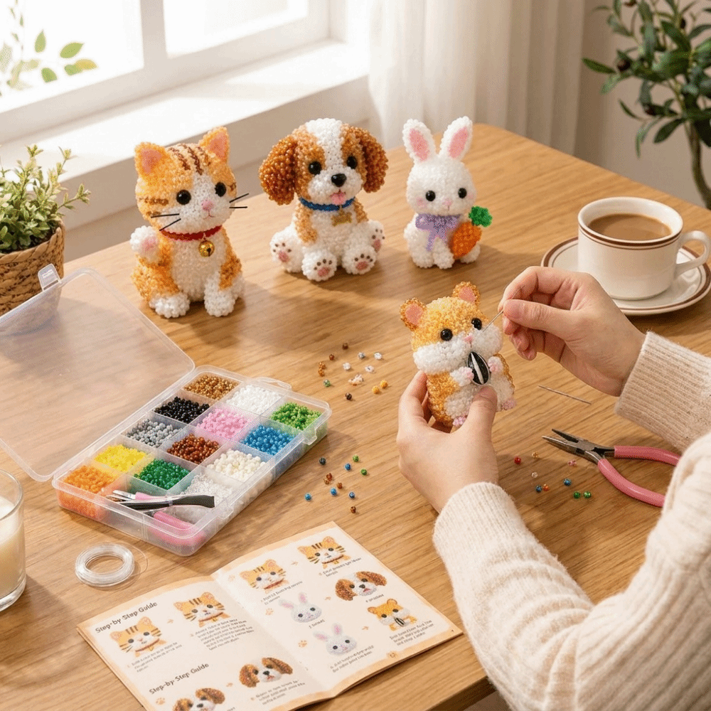 ชุดงานฝีมือปักลูกปัดรูปสัตว์ D - Jewelry Making Education บทวิจารณ์และราคา